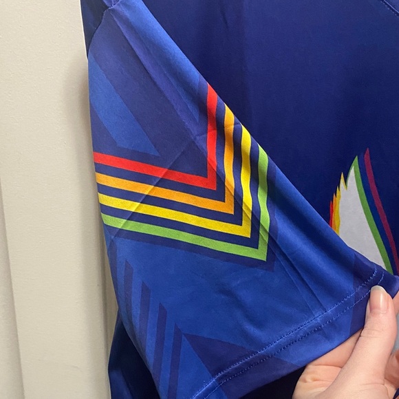 Blue Grey Goose Men's Jerseylike Shirt XL - Picture 3 of 4